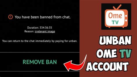 ome tv pay for unban.